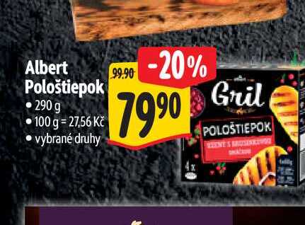 Albert Pološtiepok 290 g