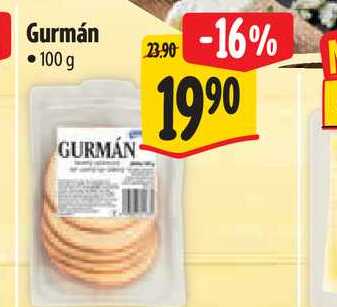 Gurmán 16% 100 g