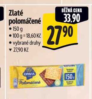 Zlaté polomáčené 150 g