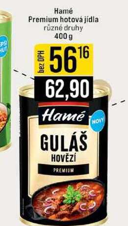 Hamé Premium hotová jídla různé druhy 400 g