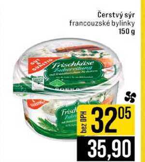 Čerstvý sýr francouzské bylinky 150g