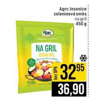 Agro Jesenice zeleninová směs na gril 450 g