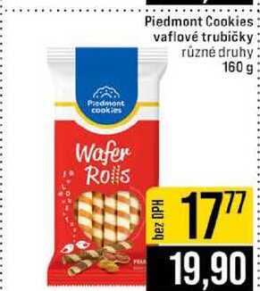 Piedmont Cookies vaflové trubičky různé druhy 160 g