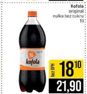 Kofola original nulka bez cukru 1l