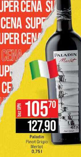 Paladin Pinot Grigio Merlot 0,75l