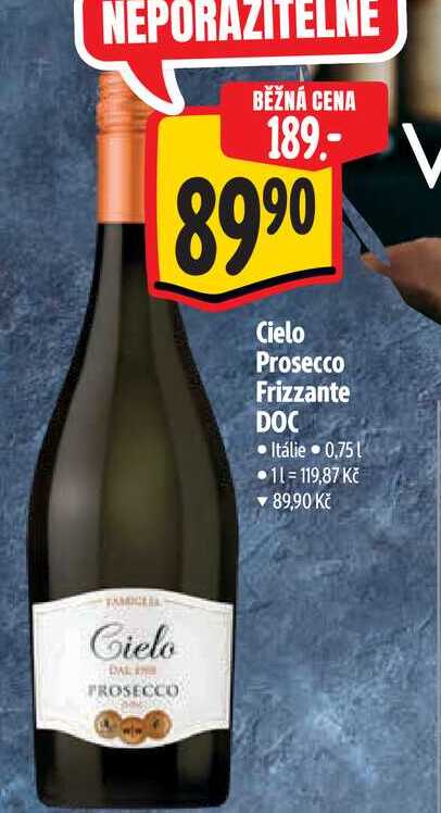 Cielo Prosecco Frizzante DOC 0,75l