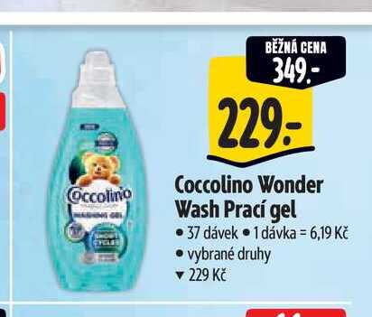   Coccolino Wonder Wash Prací gel 37 dávek  