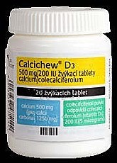 Calcichew D3 500 mg/200 IU žvýkací tablety