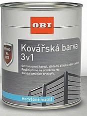 OBI KOVÁŘSKÁ BARVA 3V1 - 375 ML