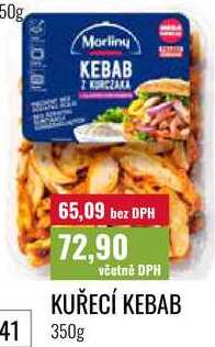 KUŘECÍ KEBAB 350g