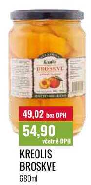 KREOLIS BROSKVE 680ml 