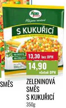 ZELENINOVÁ SMĚS S KUKUŘICÍ 350g