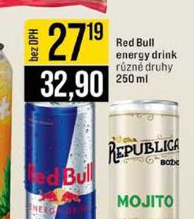 Red Bull energy drink různé druhy 250 ml