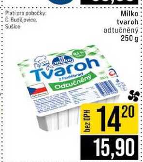 Milko tvaroh odtučněný 250 g
