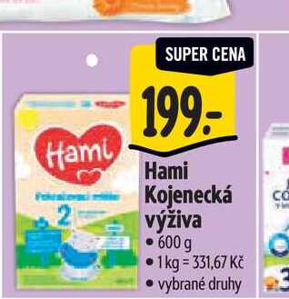 Hami Kojenecká výživa 600 g