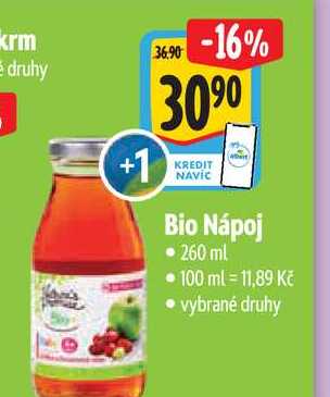 Bio Nápoj 260 ml