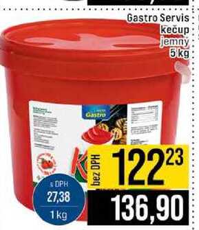 Gastro Gastro Servis kečup jemny 5kg