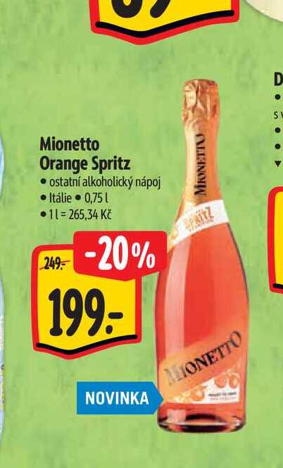 Mionetto Orange Spritz 0,75 l