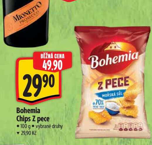Bohemia Chips Z pece 100 g