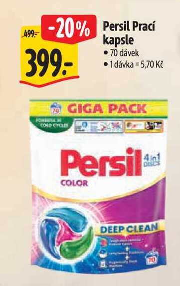 Persil Prací kapsle 70 dávek