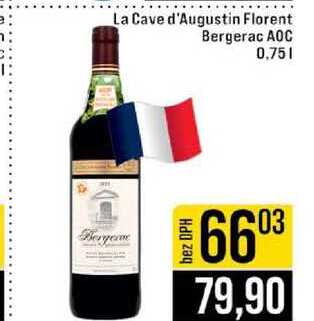 La Cave d'Augustin Florent Bergerac AOC 0,75l