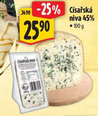 Císařská niva 45%, 100 g