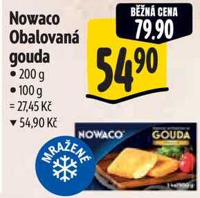 Nowaco Obalovaná gouda, 200 g