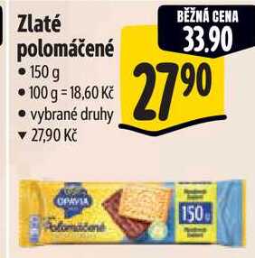 Zlaté polomáčené, 150 g