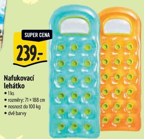 Nafukovací lehátko