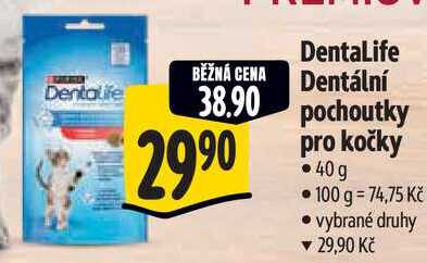DentaLife Dentální pochoutky pro kočky, 40 g