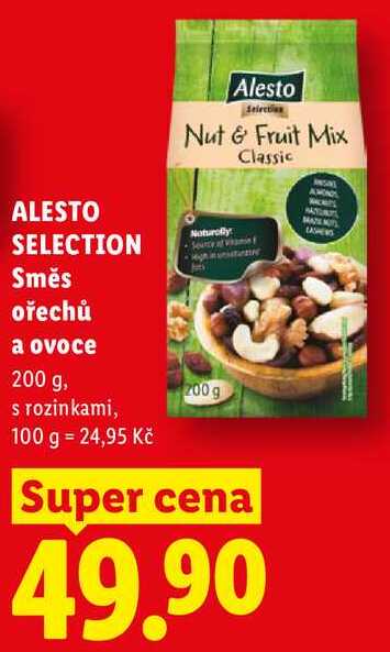 ALESTO SELECTION Směs ořechů a ovoce, 200 g