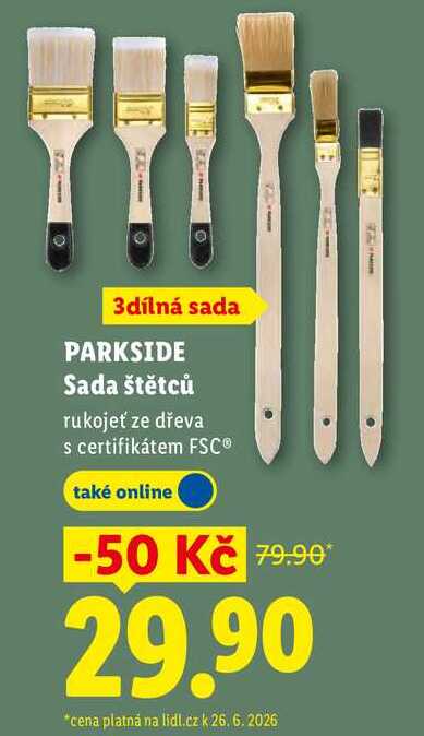 PARKSIDE Sada štětců