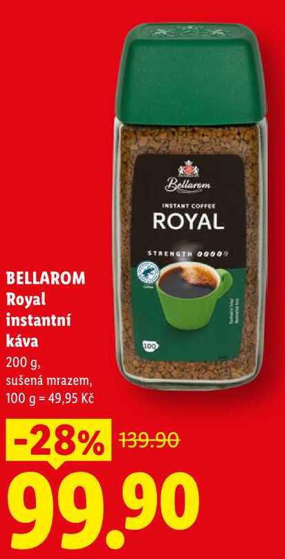 BELLAROM Royal instantní káva, 200 g