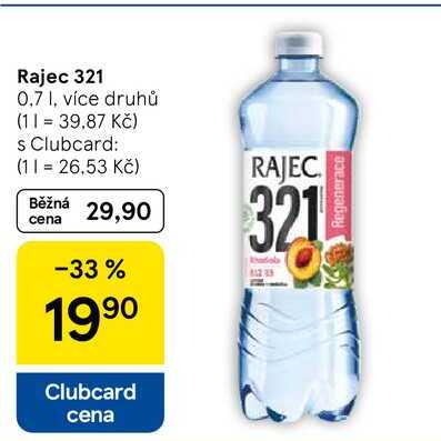 Rajec 321, 0,7 l, více druhů