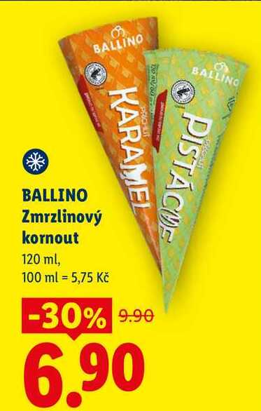 BALLINO Zmrzlinový kornout, 120 ml