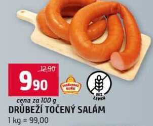 DRŮBEŽÍ TOČENÝ SALÁM 100g