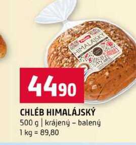 CHLÉB HIMALÁJSKÝ 500 g krájený balený