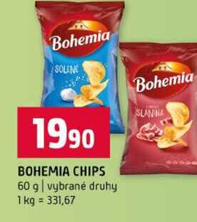 BOHEMIA CHIPS 60 g vybrané druhy