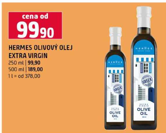 HERMES OLIVOVÝ OLEJ EXTRA VIRGIN 250 ml 500 ml