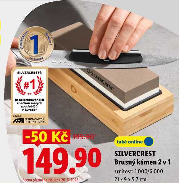 SILVERCREST Brusný kámen 2 v 1 