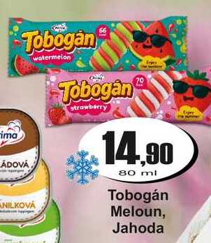 Tobogán Meloun, Jahoda