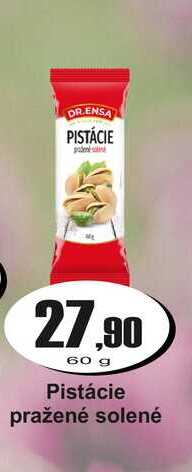 Pistácie pražené solené 