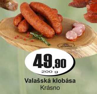 Valašská klobása Krásno 200 g
