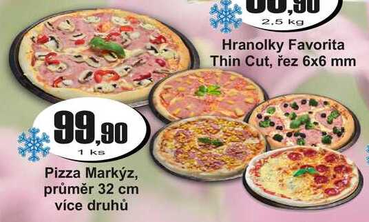 Pizza Markýz, průměr 32 cm