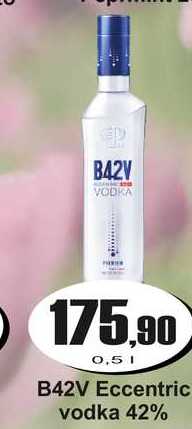 B42V Eccentric vodka 42% 0,5 l