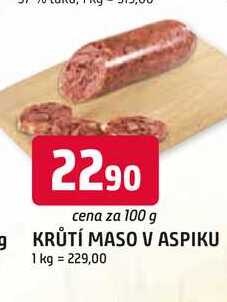 KRŮTÍ MASO V ASPIKU 100g