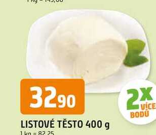 LISTOVÉ TĚSTO 400 g