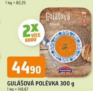GULÁŠOVÁ POLÉVKA 300 g