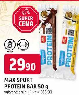 MAX SPORT PROTEIN BAR 50 g