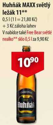 Huhňák MAXX světlý ležák 11, 0,5 l 